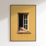 Relaxed Legs In Window