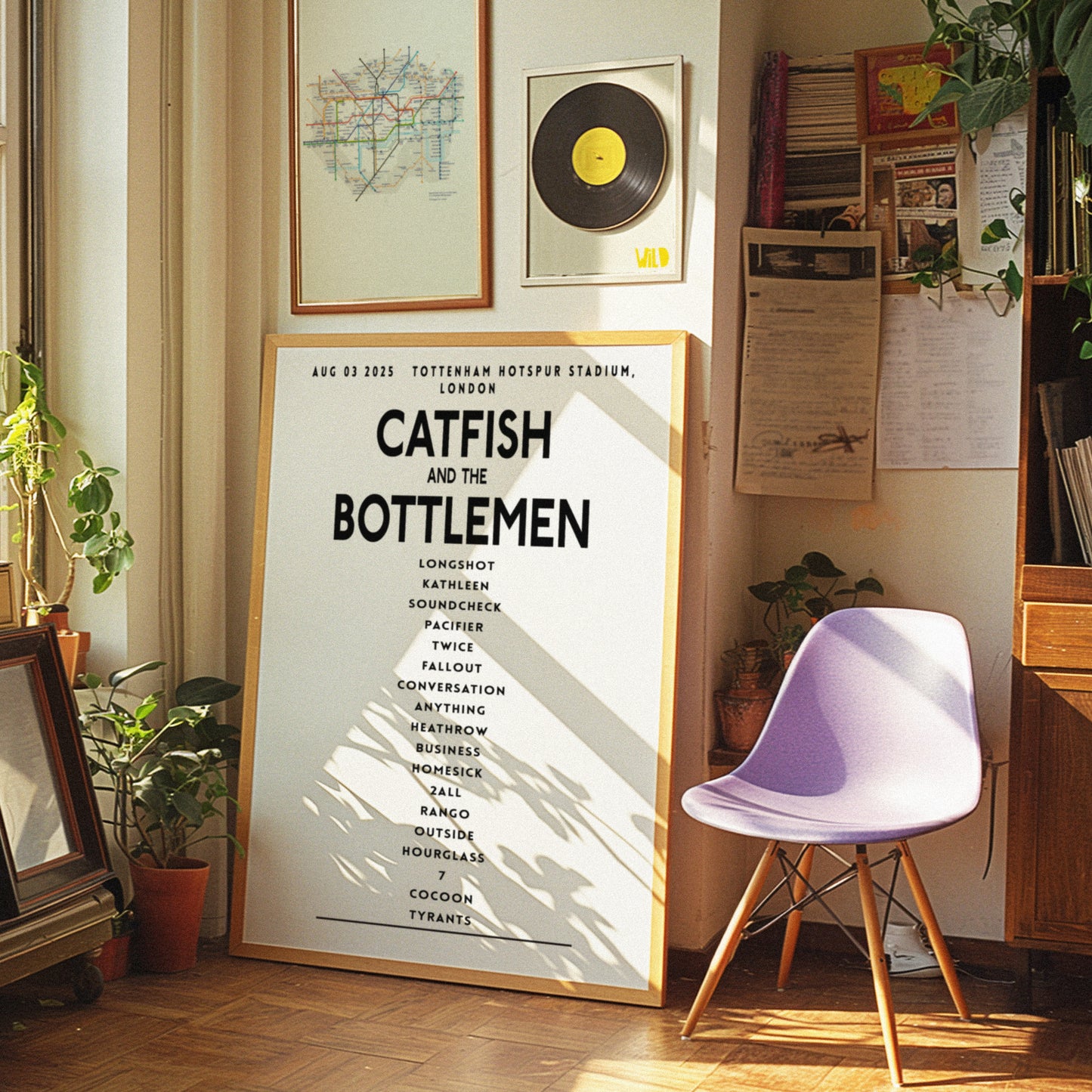Catfish and the Bottlemen Setlist,  August 3rd 2025, Tottenham Hotspur Stadium, London