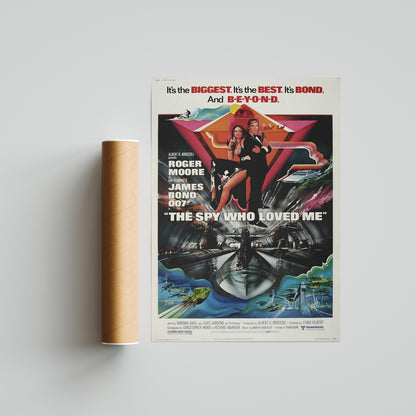 The Spy Who Loved Me - James Bond Poster