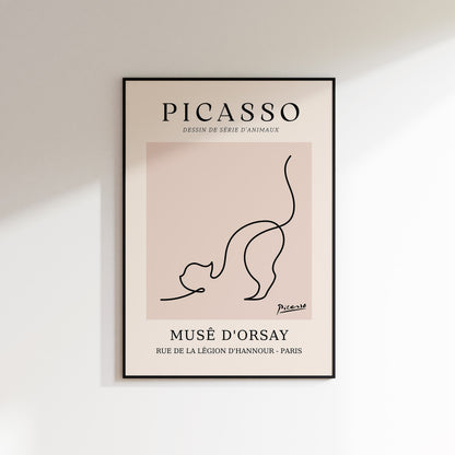 Picasso - Cat Animal Drawing