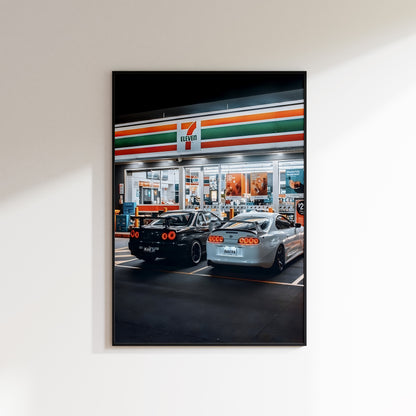Supra X Skyline 7 Eleven Poster