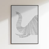 Intricate Elephant Pattern