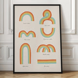 Playful Rainbow Shapes