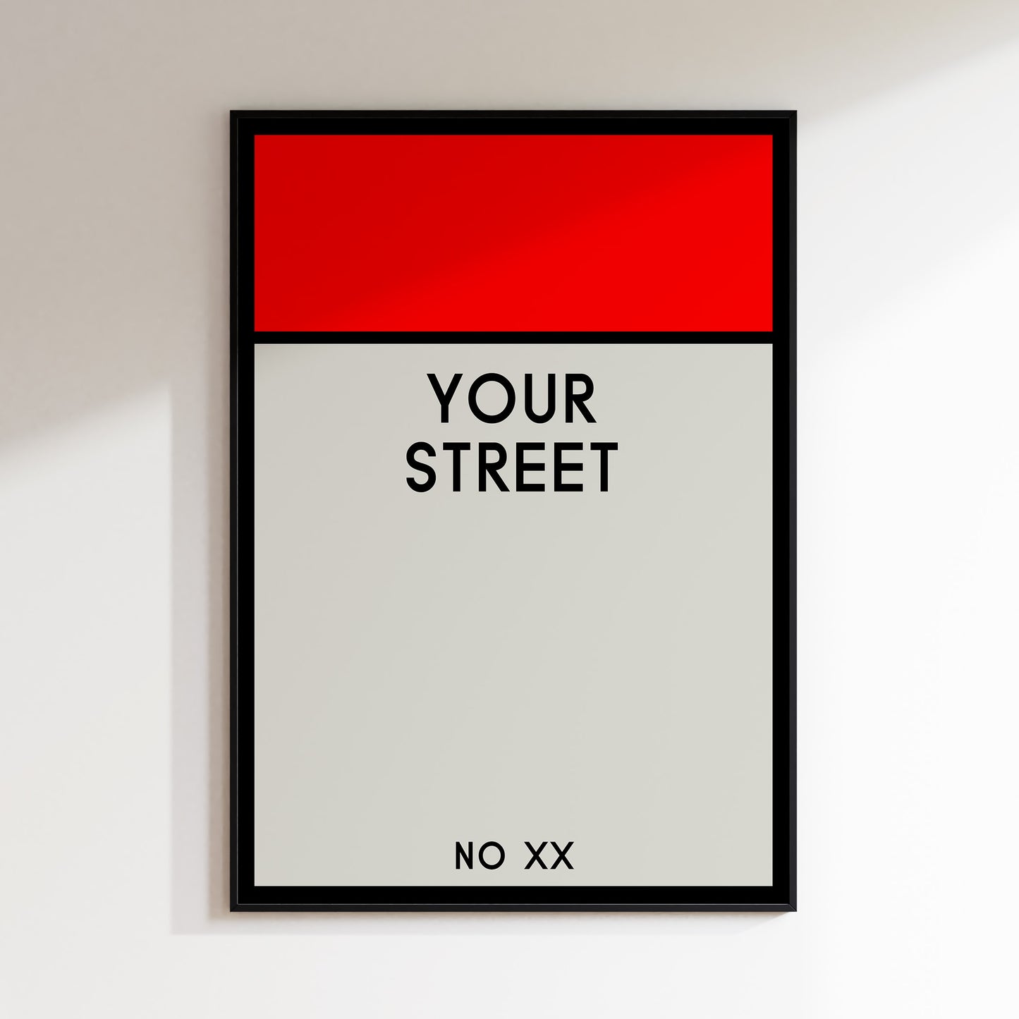 Personalized Monopoly-Style Property Card