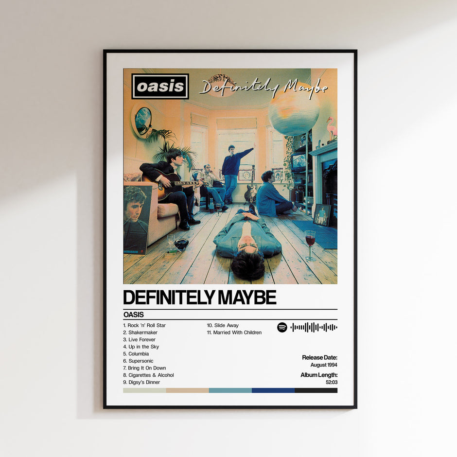 Oasis (Definitely Maybe) Framed 30x40cm Print main image 0