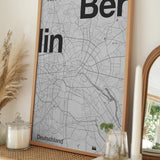 Minimalist Berlin Map