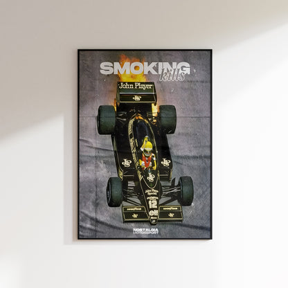 Smoking Kills Vintage F1 Poster John player