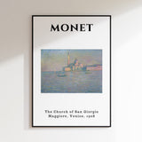 Monet - The Church of San Giorgio Venice 1908