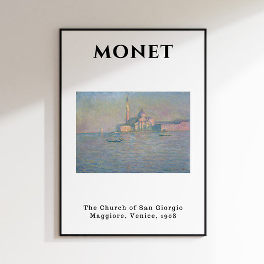 Monet - The Church of San Giorgio Venice 1908