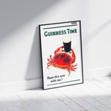 Vintage Guinness Time Crab - Have This One With Me!