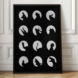 Moonlit Wild Silhouettes