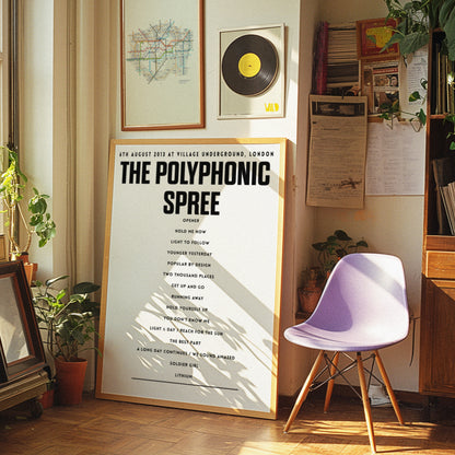 THE POLYPHONIC SPREE setlist - 6th August 2013 at Village Underground, London