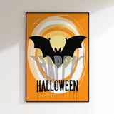 Spooky Halloween Bat