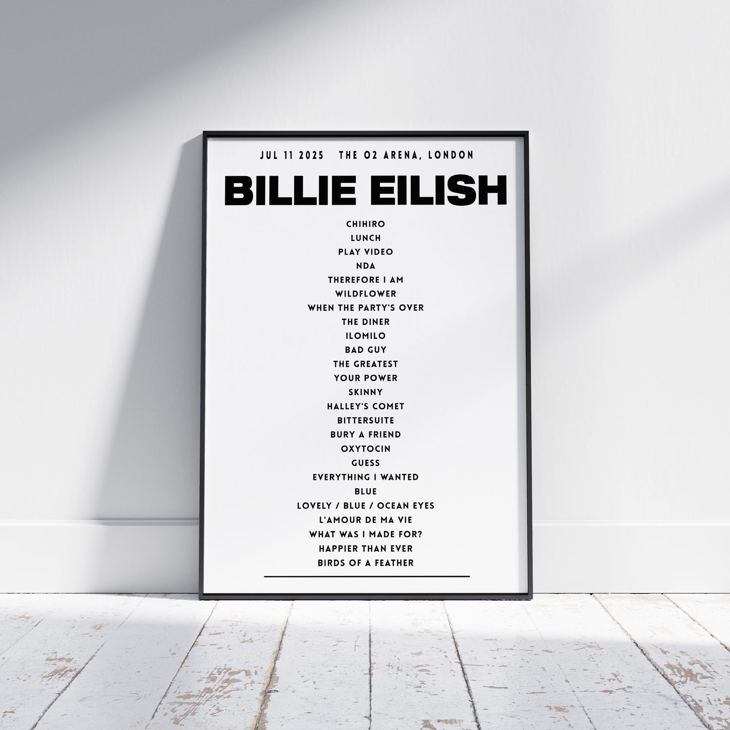 Billie Eilish - 11th Jul 2025 The O2 Arena, London