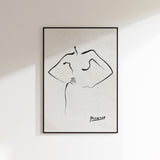 Picasso Body Line Drawing