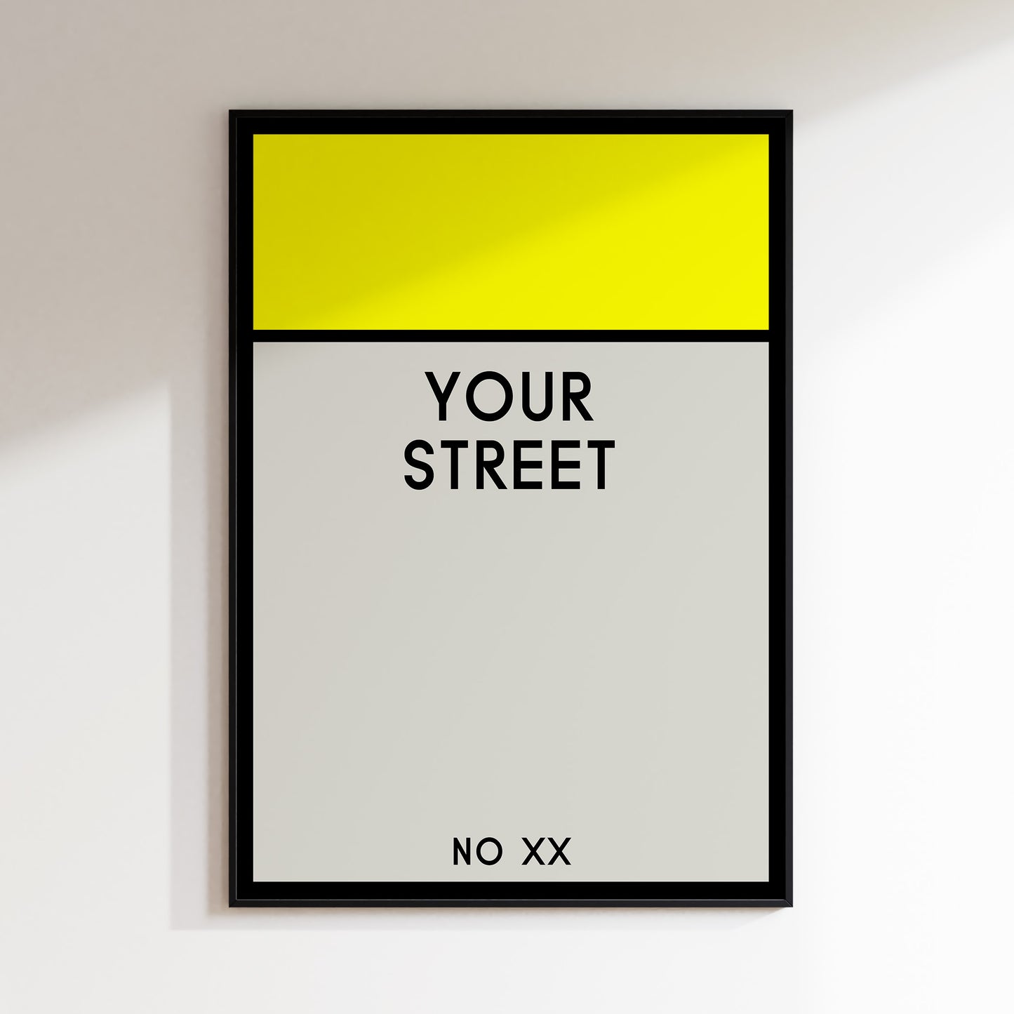 Personalized Monopoly-Style Property Card