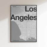 Los Angeles California Map