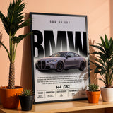 BMW M4 G82 Competition Poster