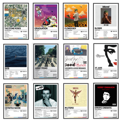 Affiches d'album personnalisées - Demandez votre propre album