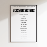 Scissor Sisters setlist – 2nd August 2026 at Y Not Festival, Pikehall, England