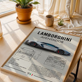Lamborghini Aventador Poster