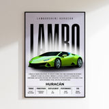 Lamborghini Huracán Poster