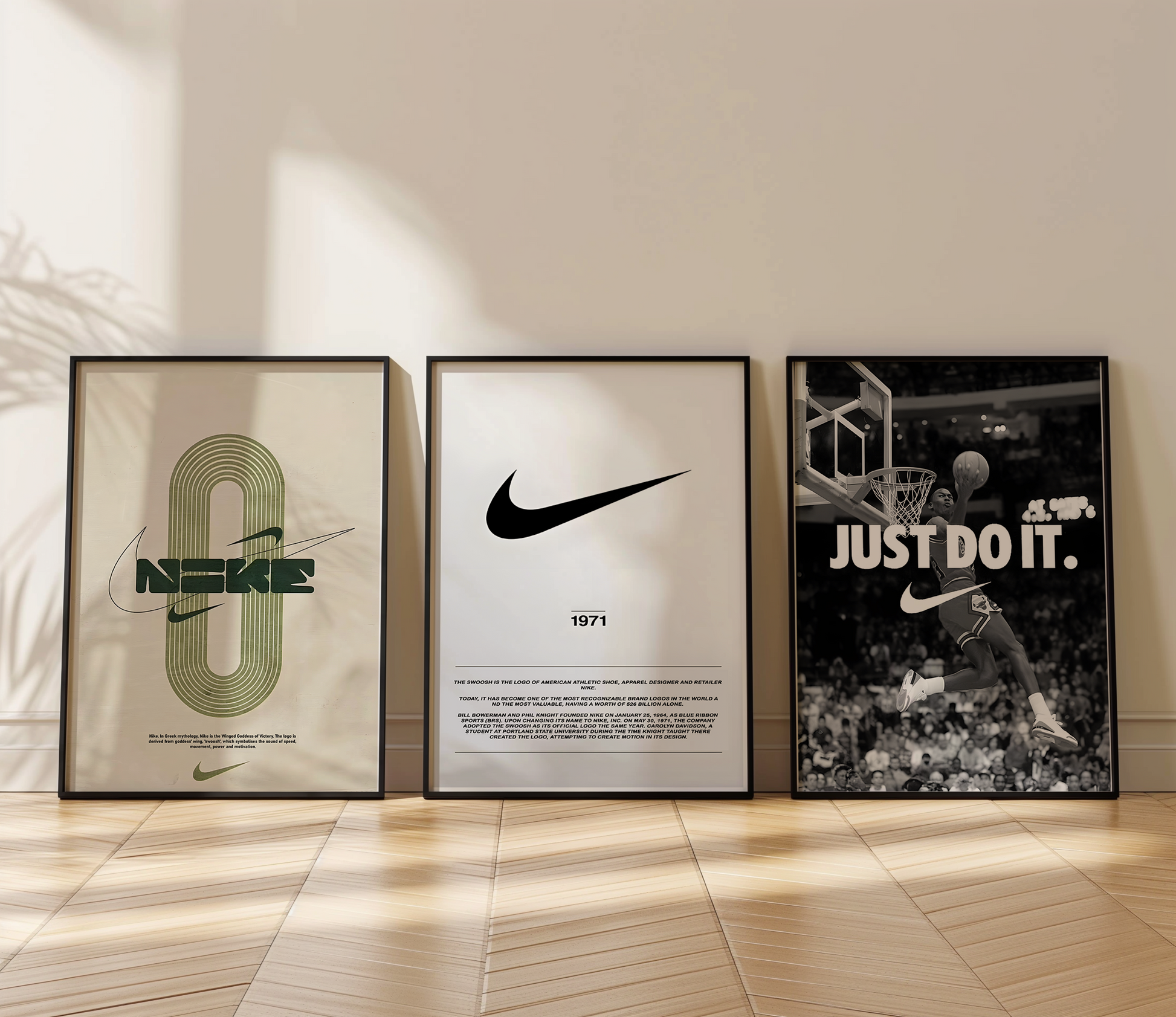 Set of Nike Posters – Iconic Sportswear Athletic Wall Art