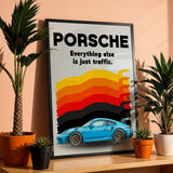 Porsche 911 GT3 RS Poster | Retro Porsche