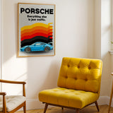 Porsche 911 GT3 RS Poster | Retro Porsche
