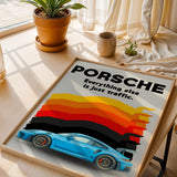 Porsche 911 GT3 RS Poster | Retro Porsche