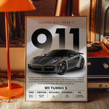 Porsche 911 Turbo S Poster
