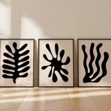 Set mit 3 Henri Matisse Schwarz