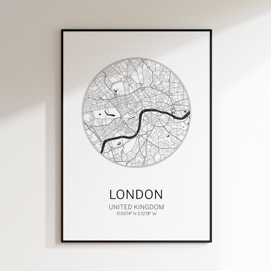 London City Print | Custom London Wall Art Poster