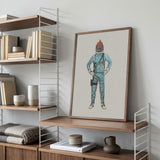 Orange Beanie Astronaut