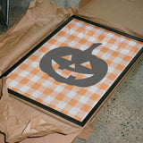 Halloween Gingham Pumpkin