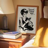 Chic Woman Reading