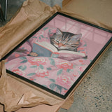 Cozy Cat Reading