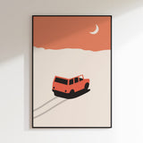 Moonlit Desert Road Trip