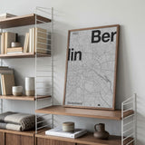 Minimalist Berlin Map