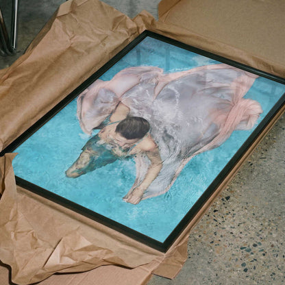 Floating Pink Fabric