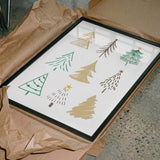 Hand Drawn Christmas Trees