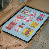 Retro Kitchen Food