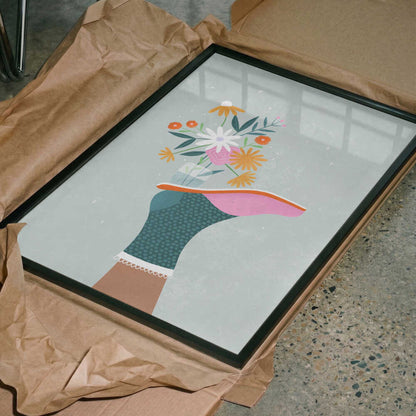 Flowers in a High Heel