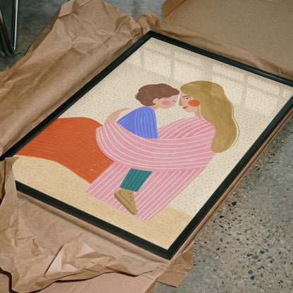 Loving Mother Child Embrace