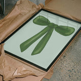 Emerald Ribbon Charm