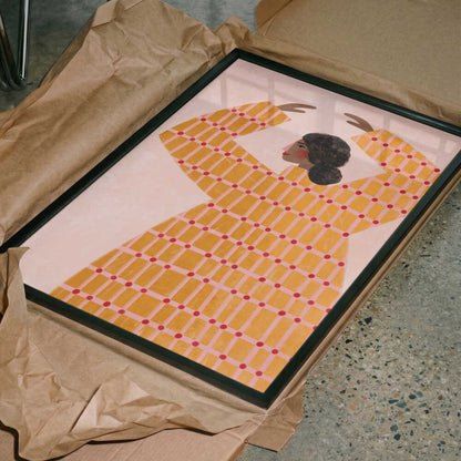 Dancing Woman in Orange