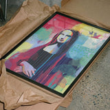 Vibrant Mona Lisa Portrait