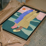 Women Overlook Serene Landscape