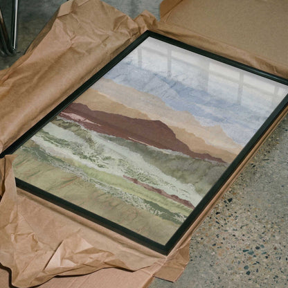 Abstract Mountain Layers