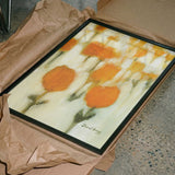 Warm Abstract Flowers